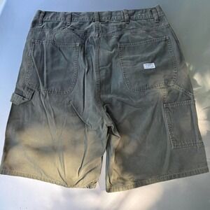 VTG Early 00s skater workwear Khaki green Gap carpenter shorts